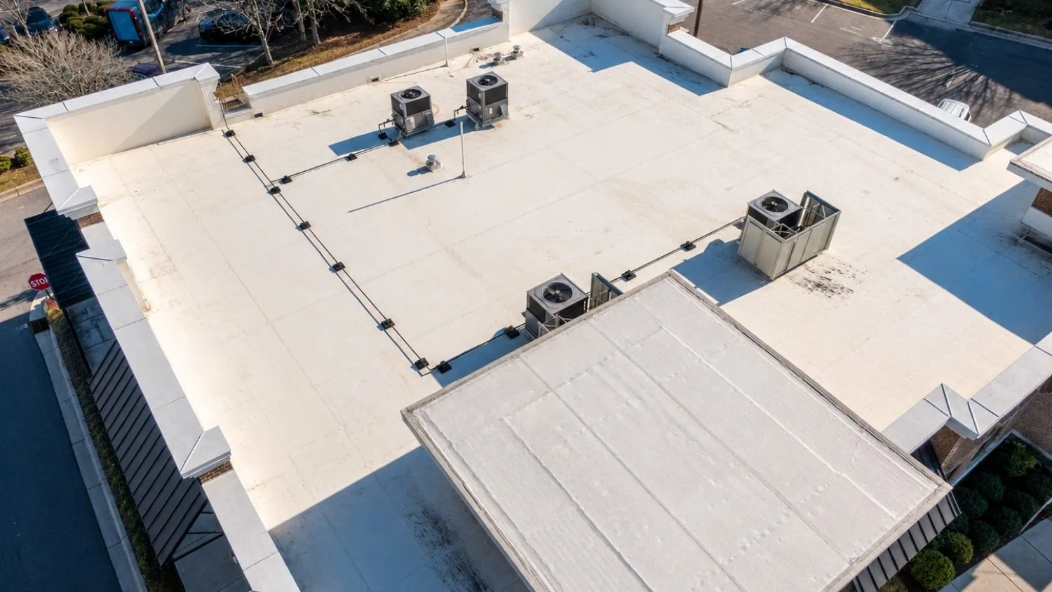 Commercial roof repair in Fayetteville, AR